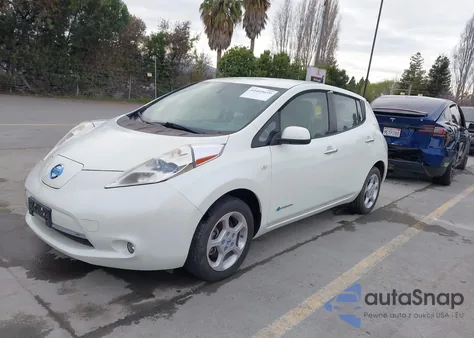 2012 Nissan Leaf Sl из США, поврежденный, VIN JN1AZ0CP1CT020041